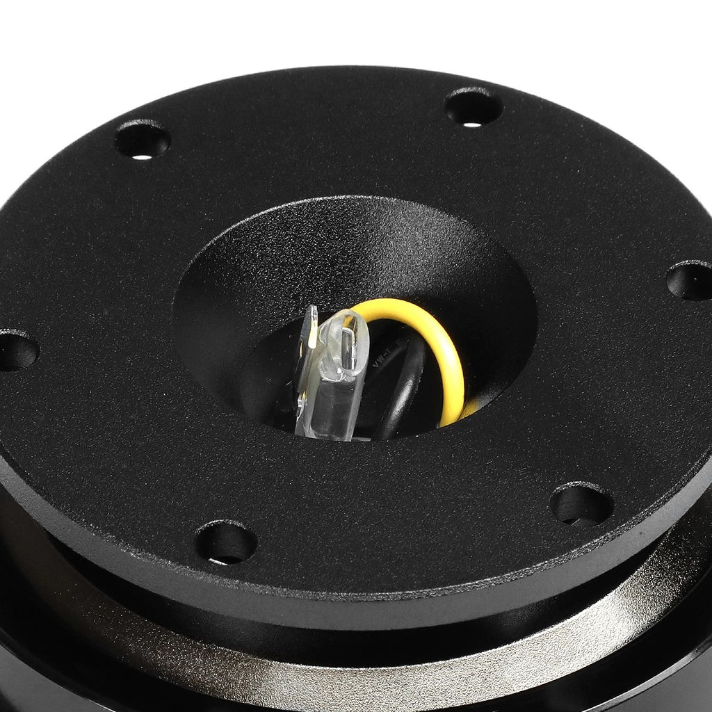 NRG 6-Bolt Steering Wheel Quick Release Adapter Gen 2.2 SRK-220BK for Universal