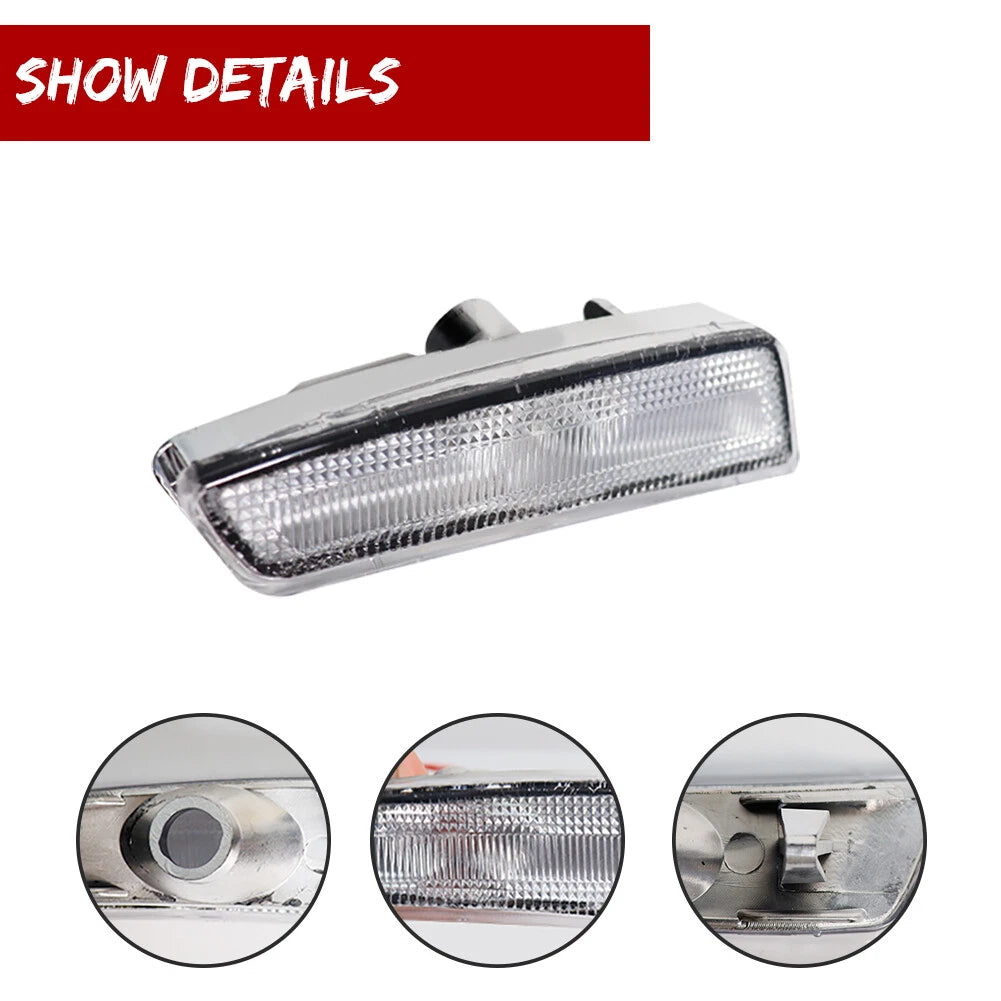 Clear Front Bumper Side Markers for Pontiac G8 GT GXP (2008–2009)