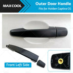 LH Front Outer Door Handle for Holden Captiva CG (2006–2018) Black