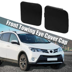 Pair Front Bumper Tow Hook Cover Caps 532860R020 532850R020 for Toyota RAV4 (2009–2012)