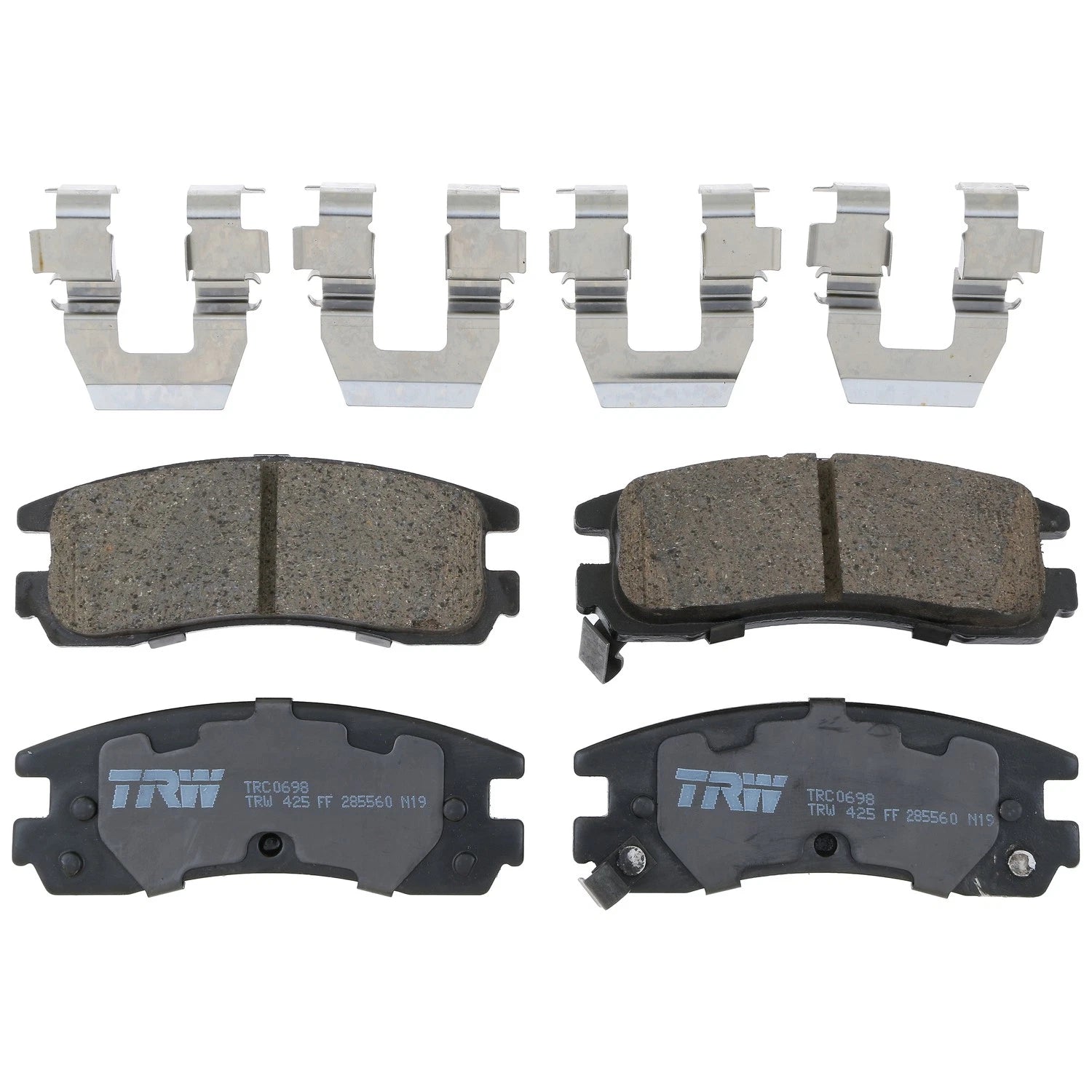 Set of 4 Disc Brake Pads for Chevrolet Impala (2000–2010)