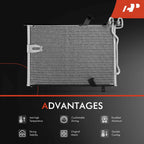 A/C Condenser with Bracket for BMW E34 M5 (1991-1993)