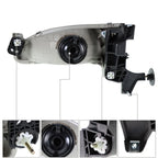 Set of 2 Headlights & Corner Lights for Toyota Corolla (1998–2000)