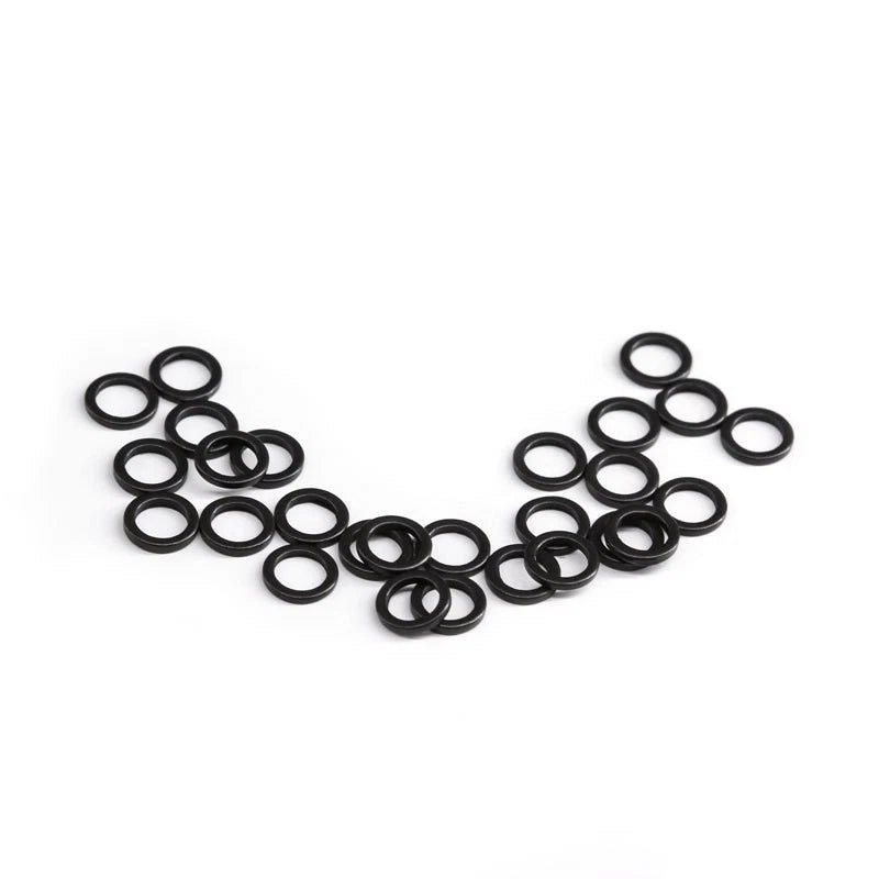 100 Stainless Steel Tippet Connectors 2.5mm OD 2mm ID for Leader Rigging