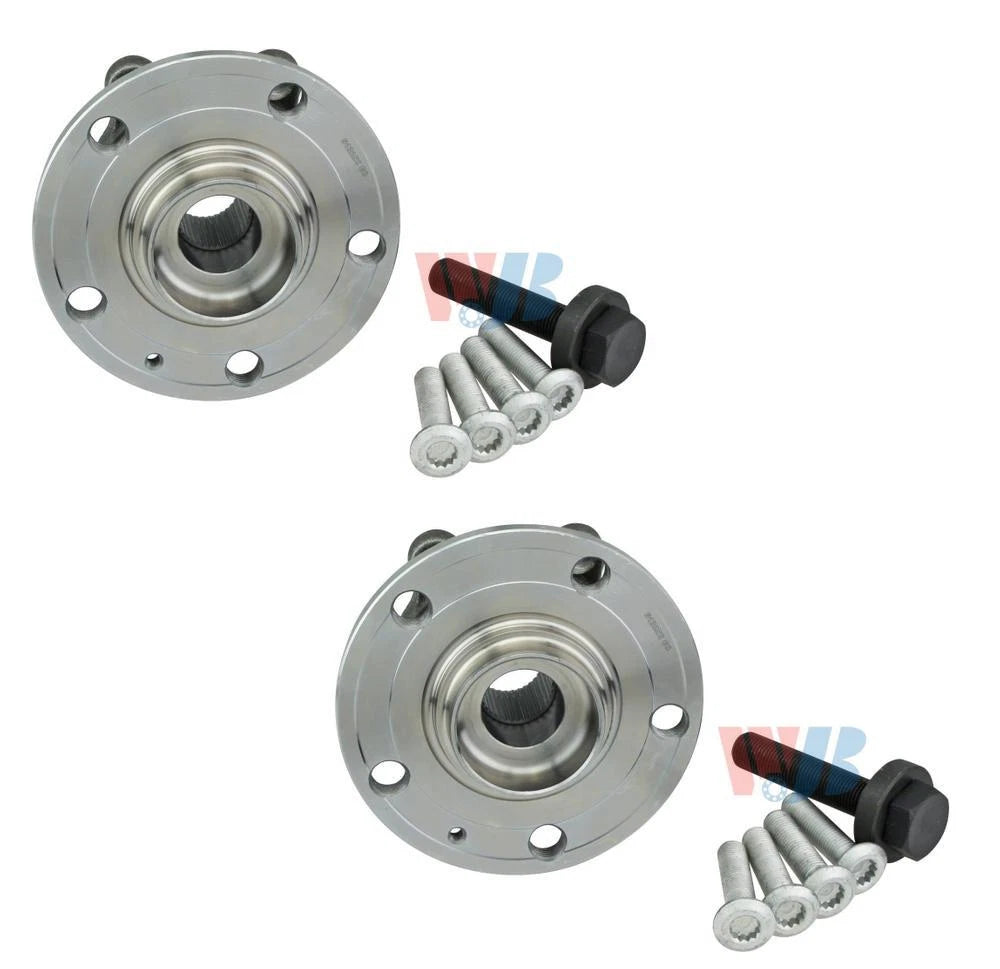 Set of 2 Rear Wheel Bearing Hub Assemblies for Audi A3 Q3 TT VW CC (AWD)