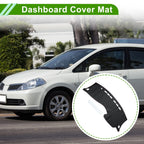 Dashboard Cover for Nissan Tiida (2011–2017) Dash Mat Carpet Black Red