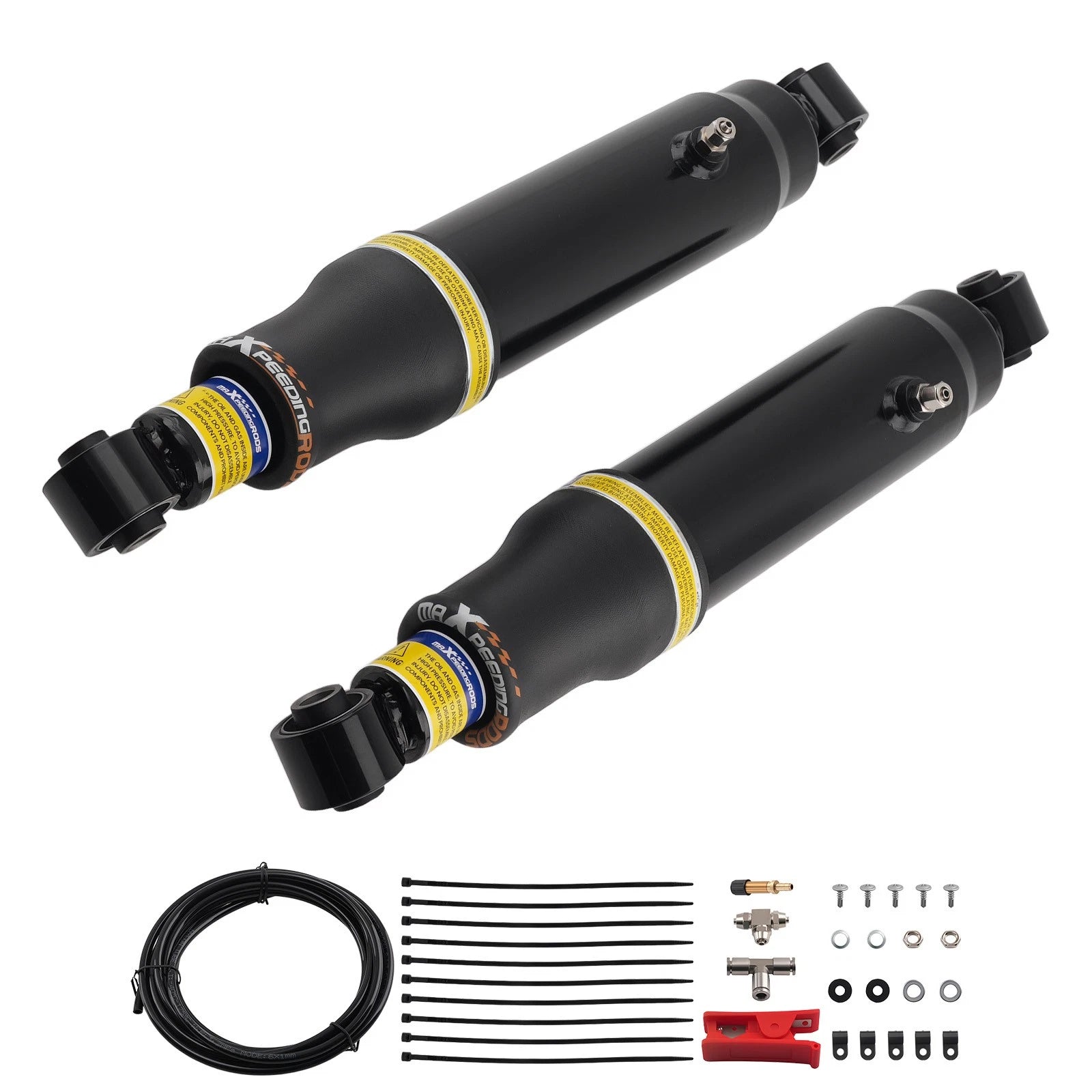Set of 2 Rear Gas Shock Absorbers for Chevy Silverado 1500 LD (2019–2022)