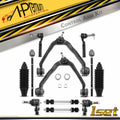 Set of 12 Front Control Arm Sway Bar Tie Rod Ends for Chevy Silverado 1500