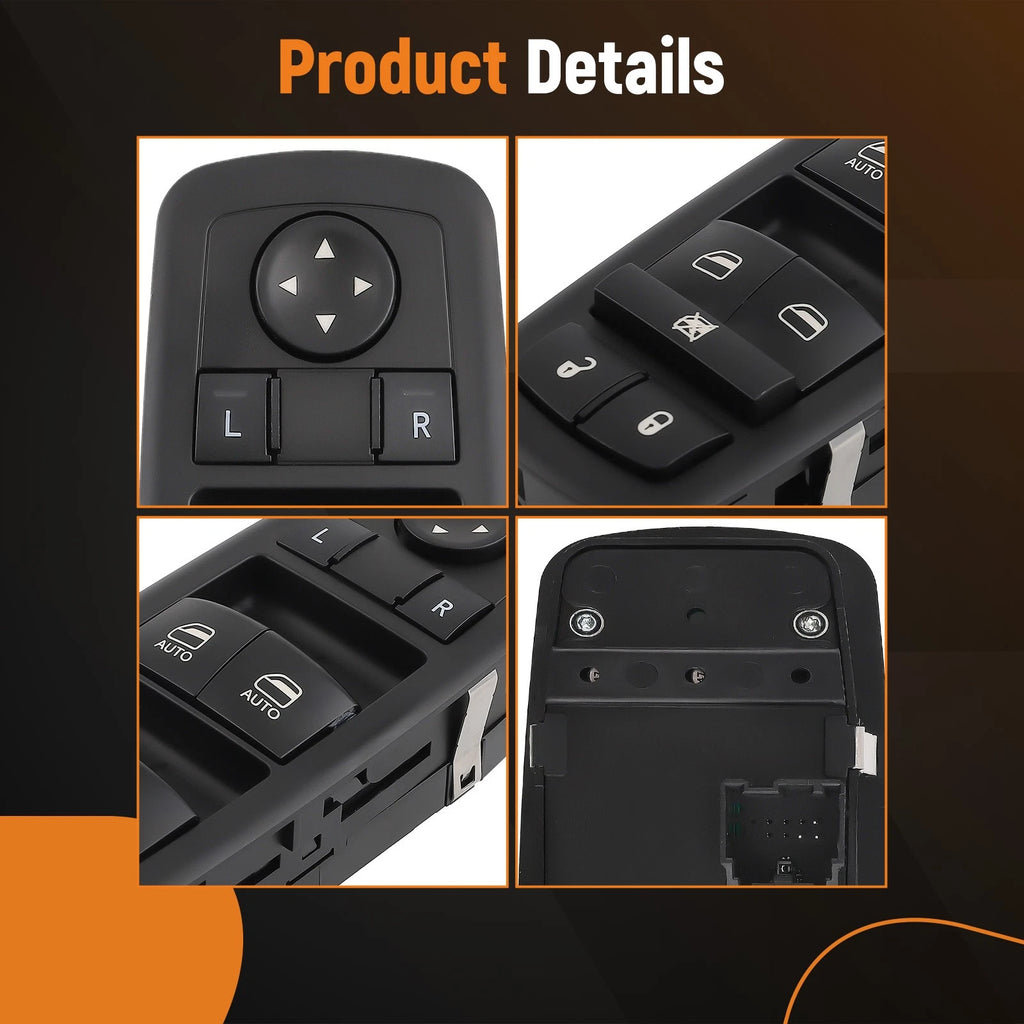 Power Window Switch for Dodge Ram 1500 2500 3500 4500 5500 (2013–2015) 4602533AF