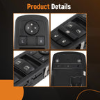 Power Window Switch for Dodge Ram 1500 2500 3500 4500 5500 (2013–2015) 4602533AF