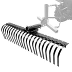 60'' 3 Point Landscape Rock Rake Steel for Compact Tractors (Category 1)