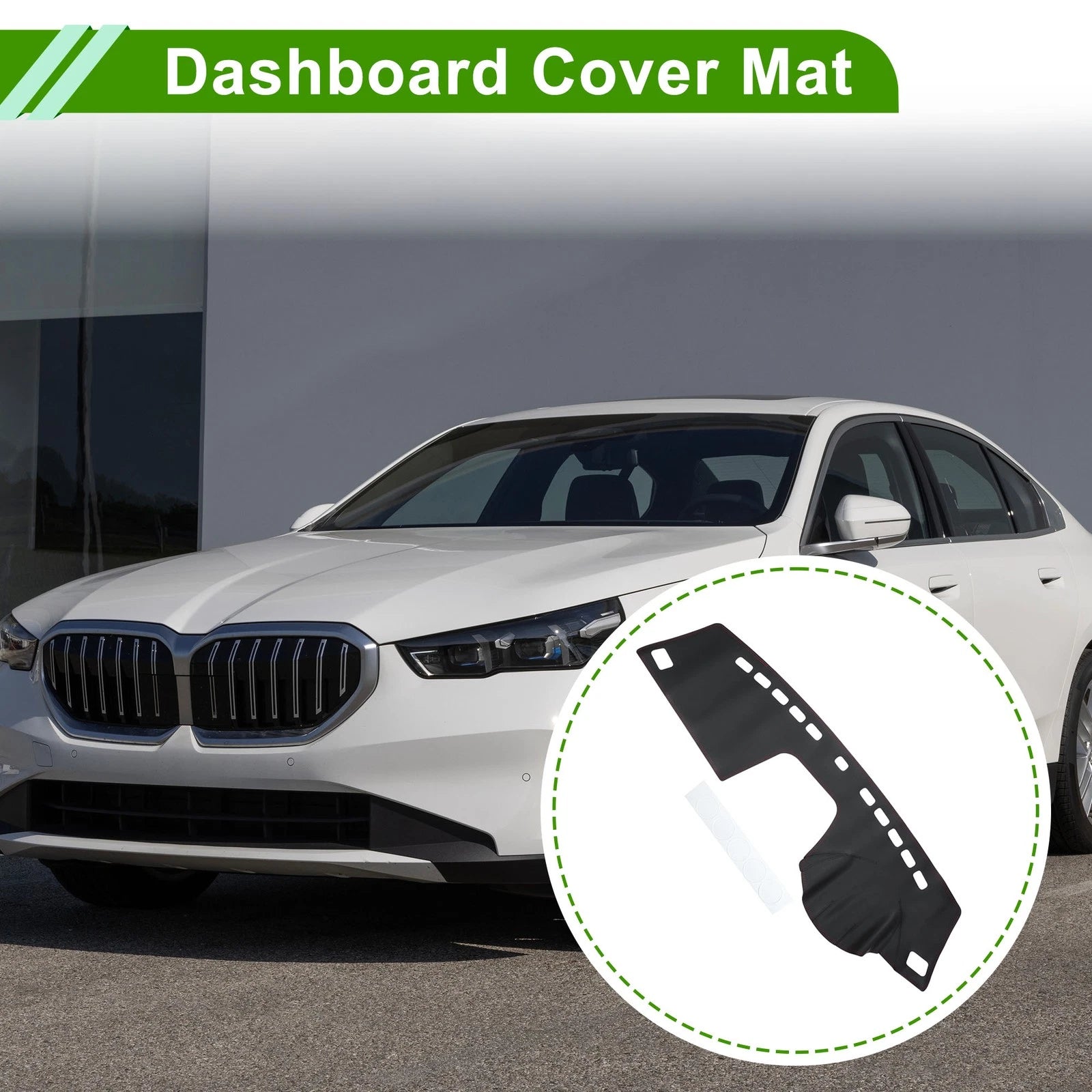 Dashboard Cover for BMW X3 (2006–2010) Dash Mat Carpet Black Red