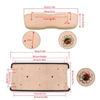 Front Seat Bottom & Back Cushion for Club Car DS (2000.5–Present) Beige