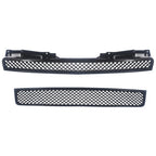 Front Bumper Grille for Tahoe/Suburban/Avalanche (2007–2014) Black Plastic
