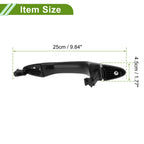 Exterior Door Handle for Hyundai Kia (No. 836522T000) Silver Tone Rear