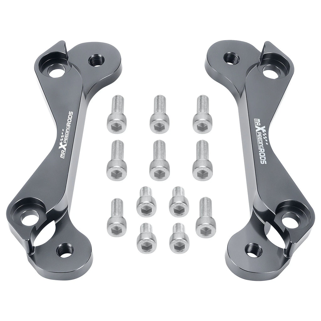 1 Pair Brake Caliper Adapters Kit For Subaru Impreza WRX FHI 2-Pot 2002-05