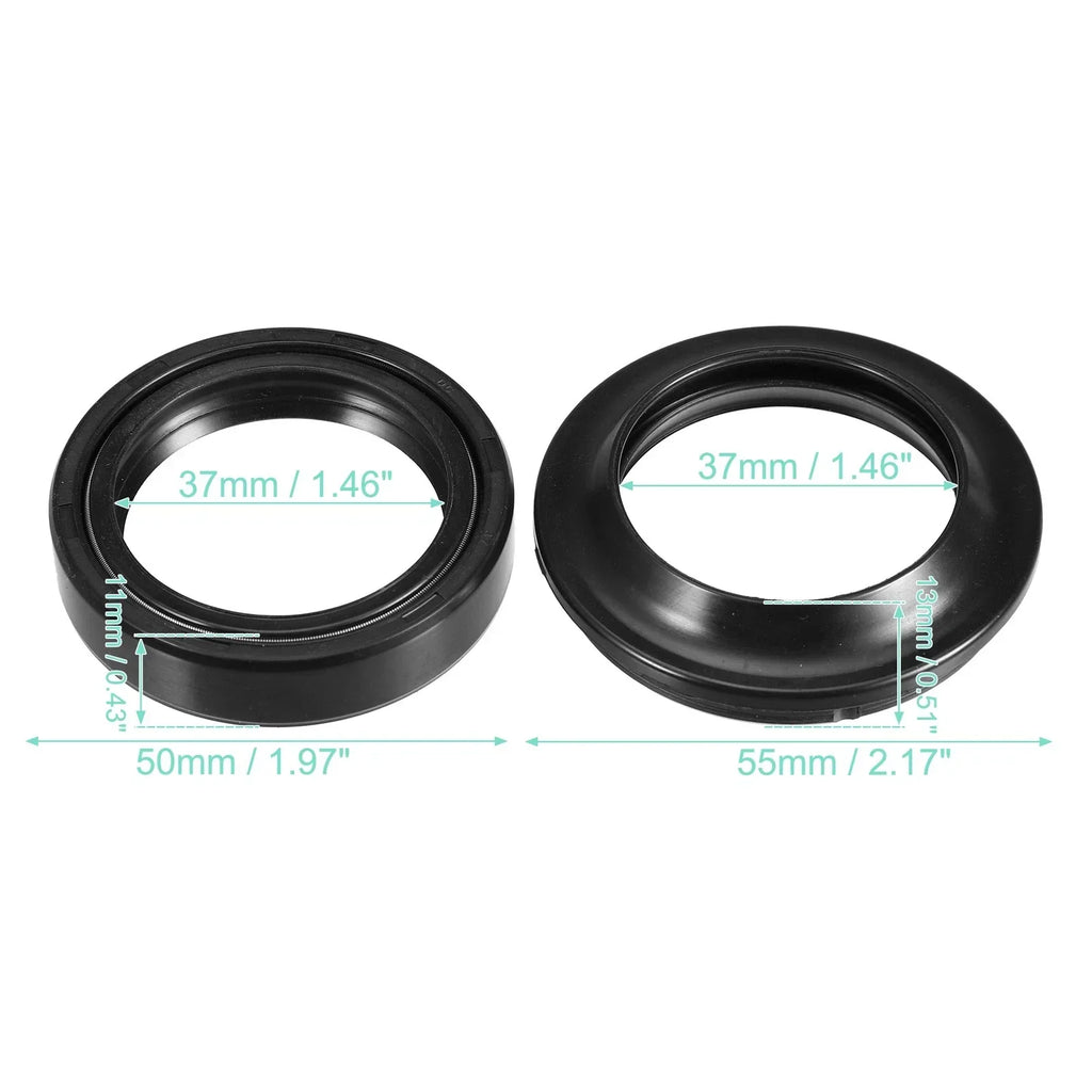 50mm x 37mm x 11mm Motorcycle Front Fork Shock Oil Seal for Honda CBR250R (2011-2013)