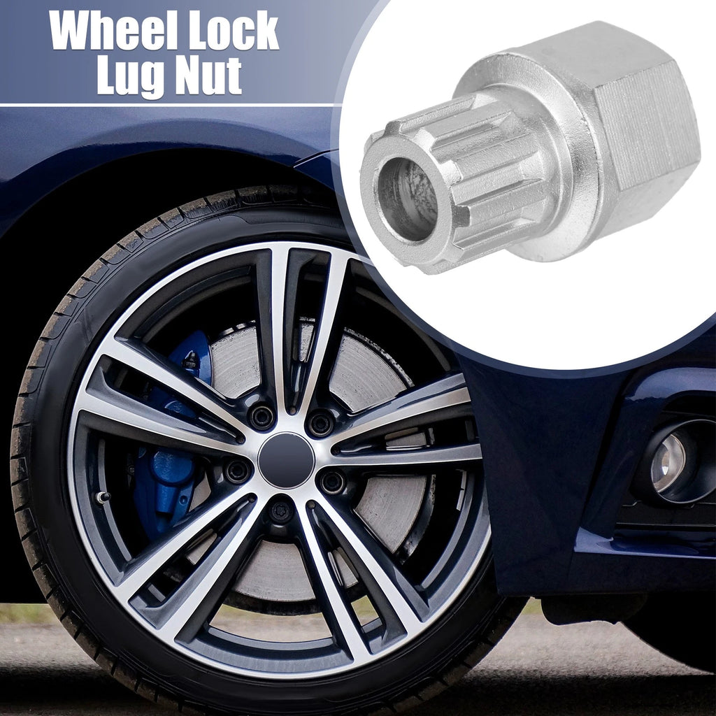 Anti Theft Wheel Lock Key Lug Nut Screw Removal Key for VW Audi (55/10PT)