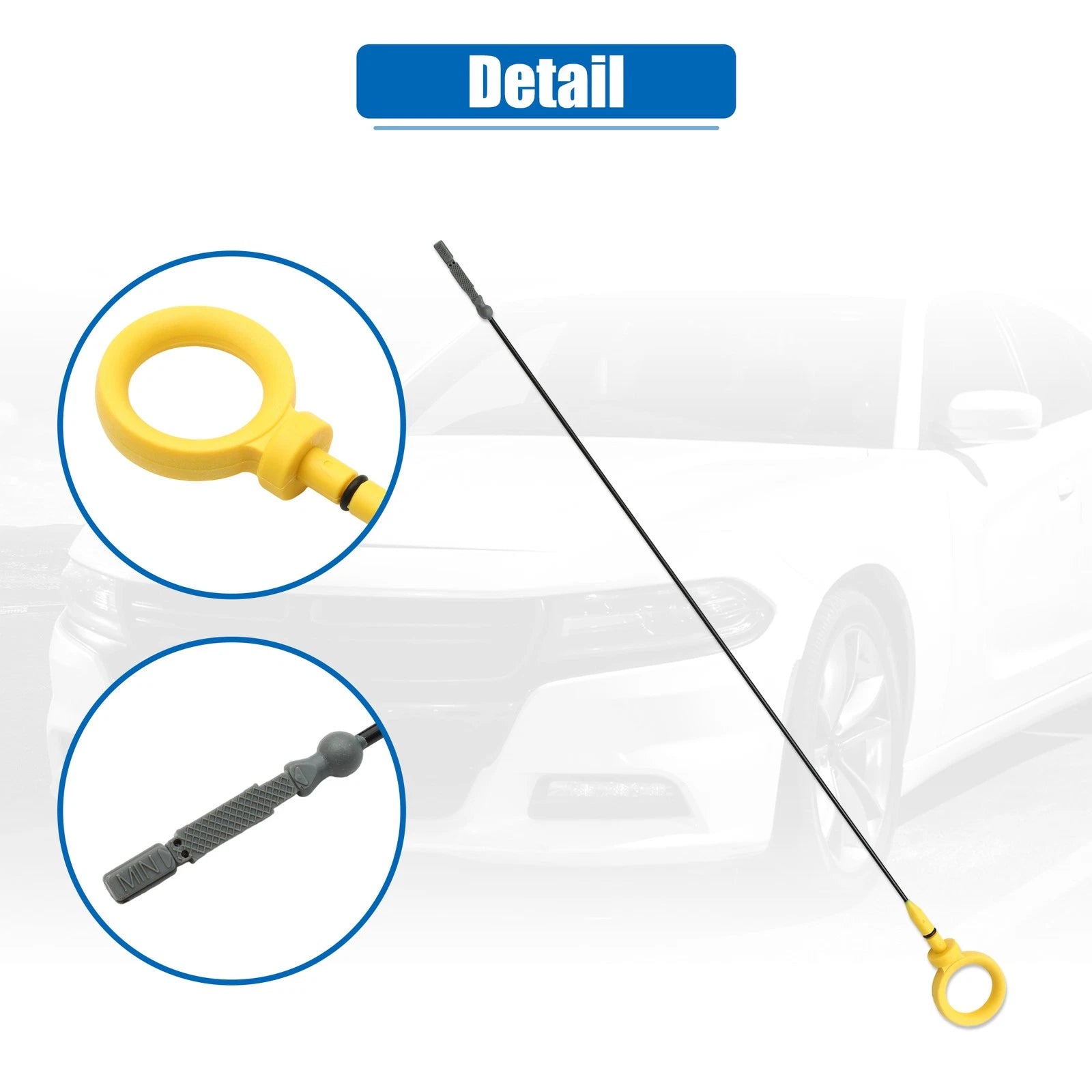 Engine Oil Fluid Level Dipstick for Audi A4 Quattro (2002–2008) 06E115611H