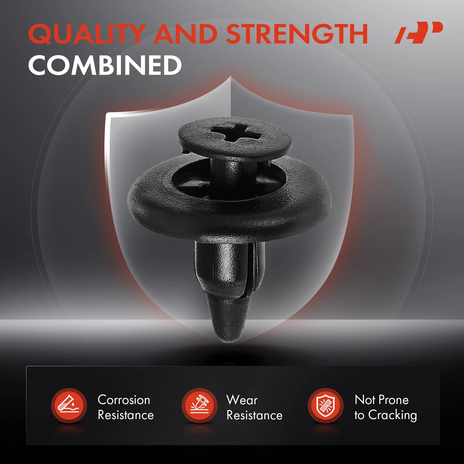 6 mm Nylon Back Garnish Trim Panel Retainer for Toyota Tacoma (2005–2023)