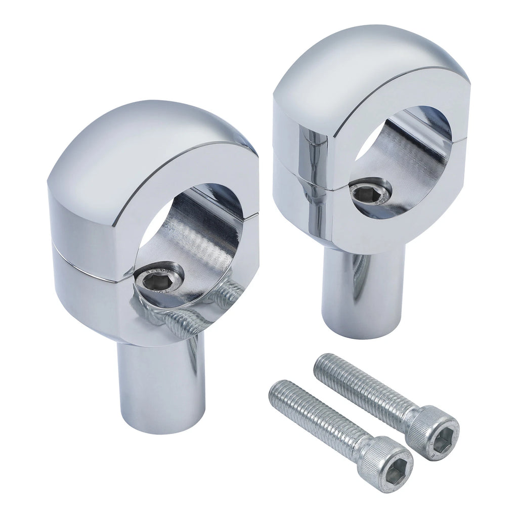 Chrome 3.5'' Handlebar Riser for Harley Softail Touring Dyna