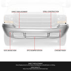 Chrome Front Bumper Face Bar for Ford F-250 F-350 SD (2000–2004)