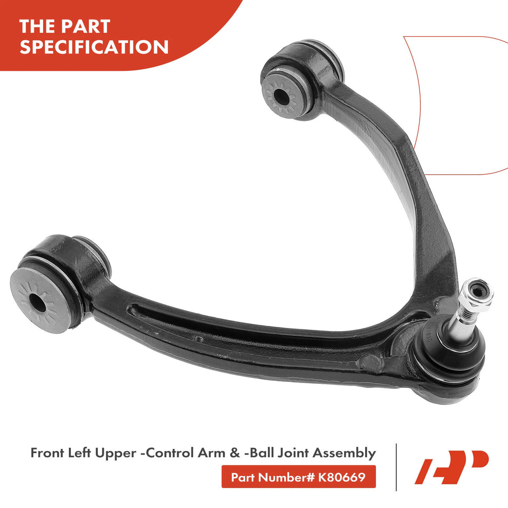 6X Front Control Arm with Ball Joint for Chevy Silverado 1500 (2007-2018)