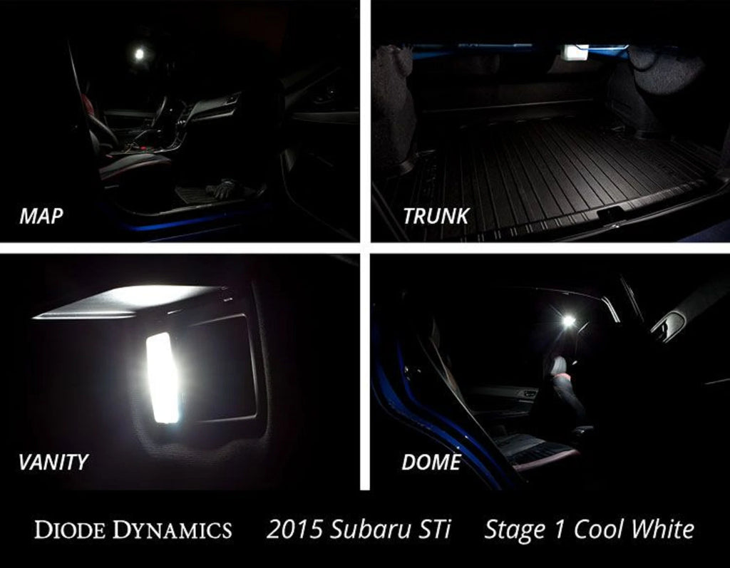 LED Interior Light Bulb Kit for Diode Dynamics 2015-2020 Subaru WRX STi
