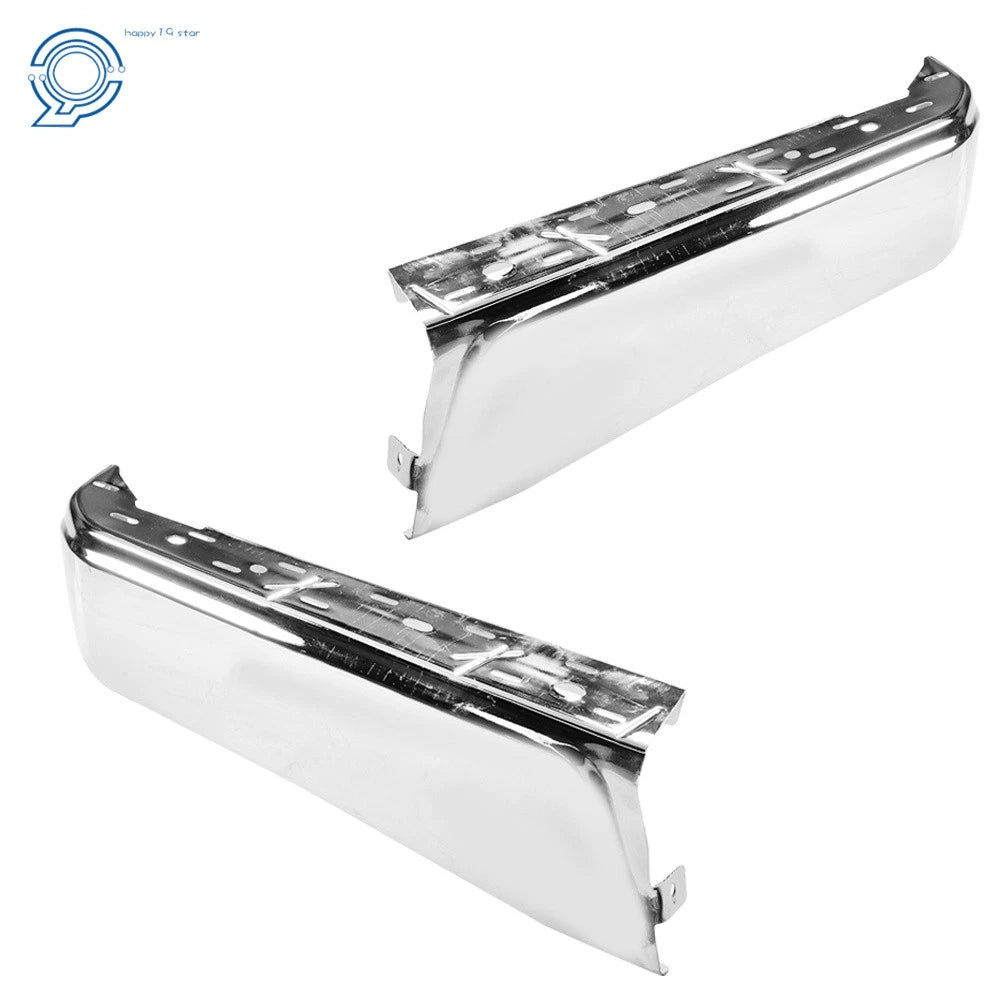 Set of 2 Chrome Rear Bumper End Caps for Ford F150 (2015–2020)
