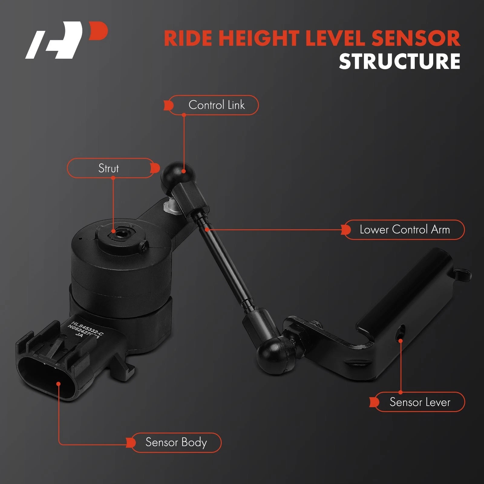 Ride Height Sensor Rear Right for Jeep Grand Cherokee WK2 (2016–2021)