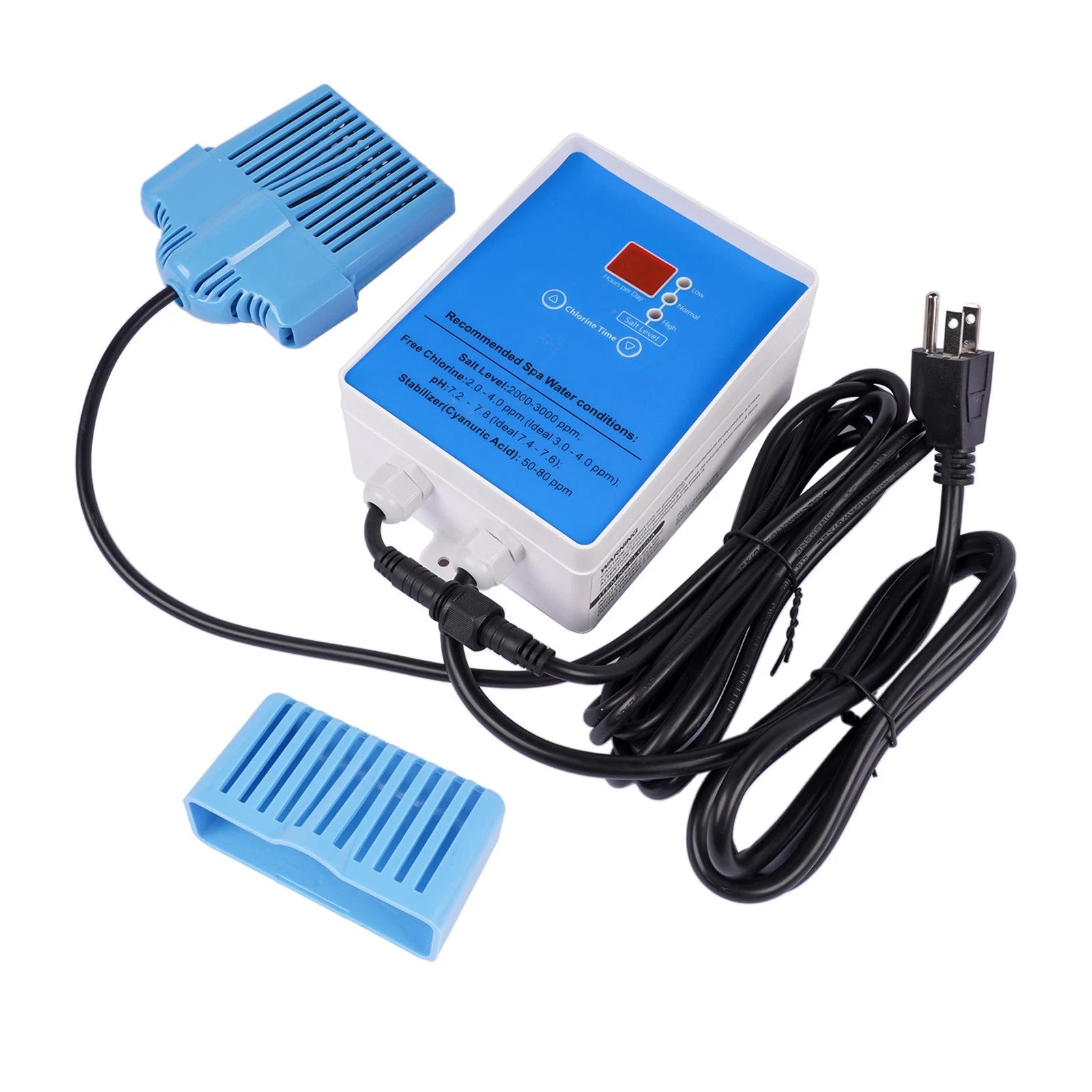 Salt Chlorine Generator Kit for Spas Hot Tubs (up to 2000 Gallons)