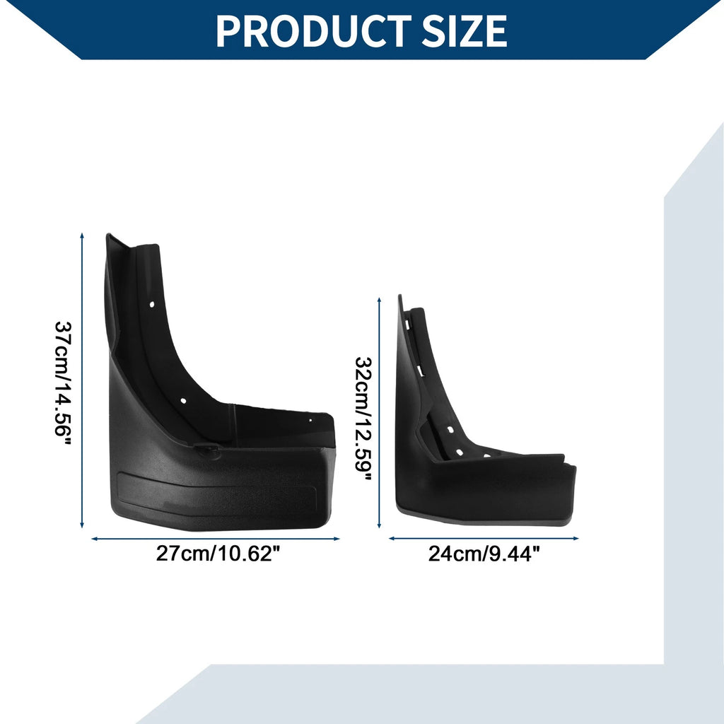 Set of 2 Mud Flaps Splash Guards for Mercedes-Benz GL/GLS (2015–2016)