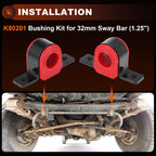 Front Sway Bar Bushings for Ford F250 F350 (1999–2006) K80201
