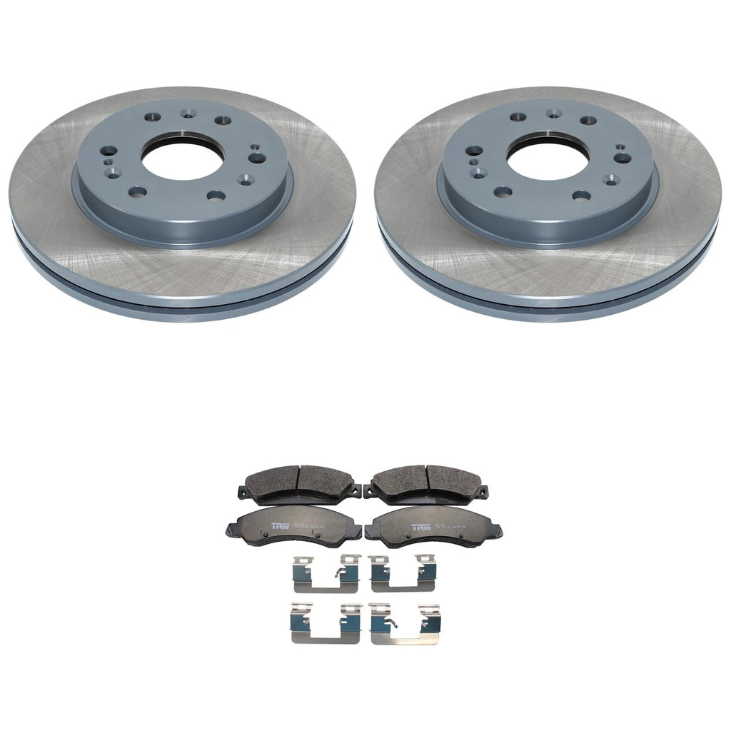 DuraGo Front Rotor & TRW Pro Metallic Disc Brake Pad Kit for Avalanche Tahoe Yukon (2007–2014)