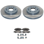 DuraGo Front Rotor & TRW Pro Metallic Disc Brake Pad Kit for Avalanche Tahoe Yukon (2007–2014)