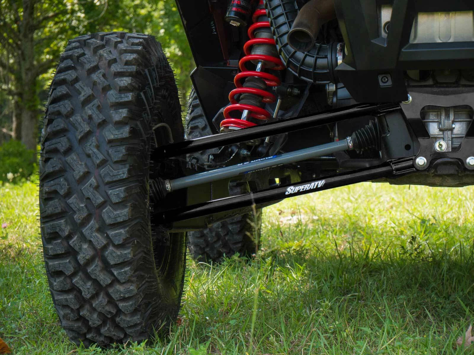 SuperATV Heavy Duty Rear Radius Arms for Polaris RZR XP Turbo S (2018–2023)