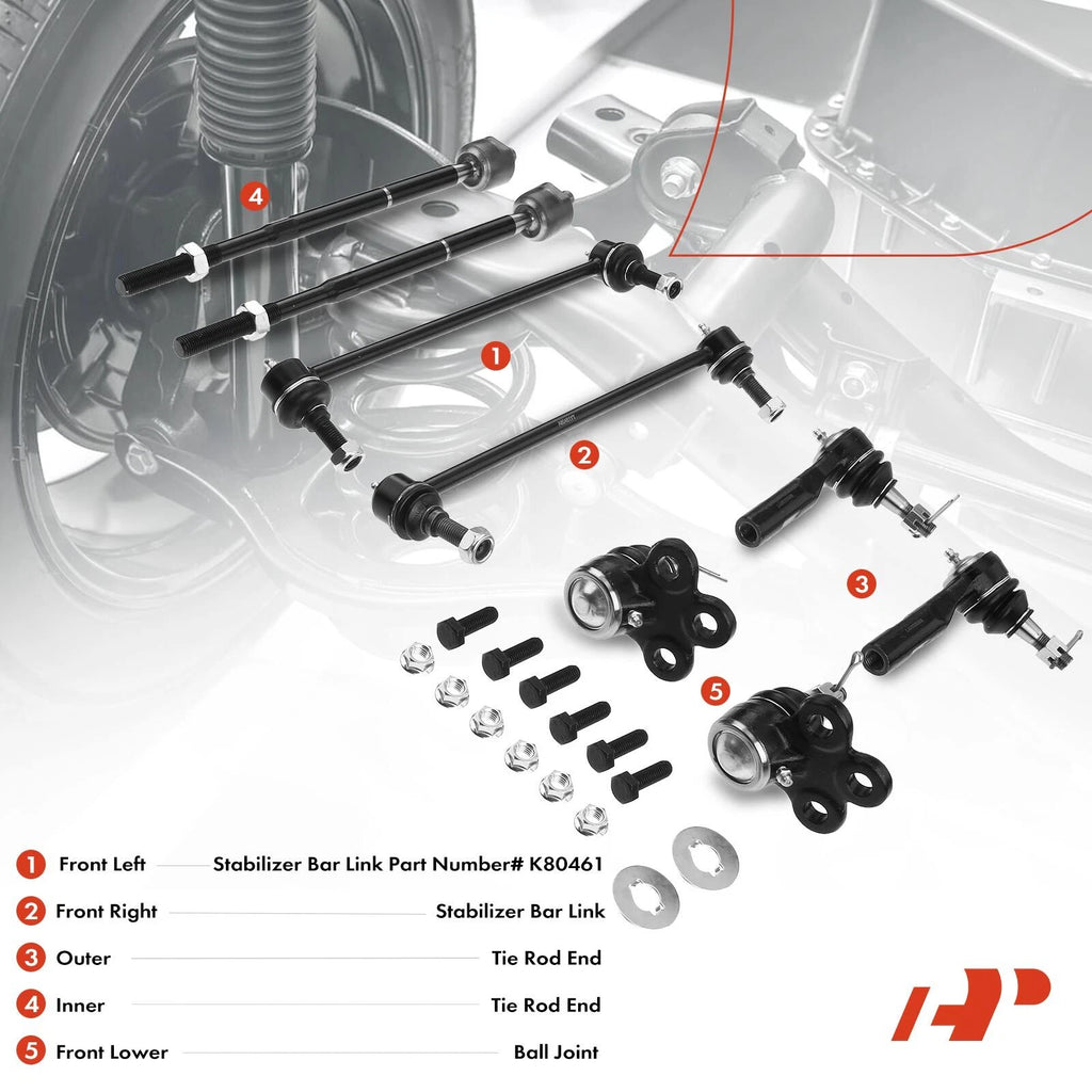 8x Front Sway Bar Links for Chevrolet Pontiac