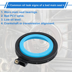 1 Pc Rear Crankshaft Oil Seal for Chevrolet Cruze Sonic (2011–2019) No. 55555805