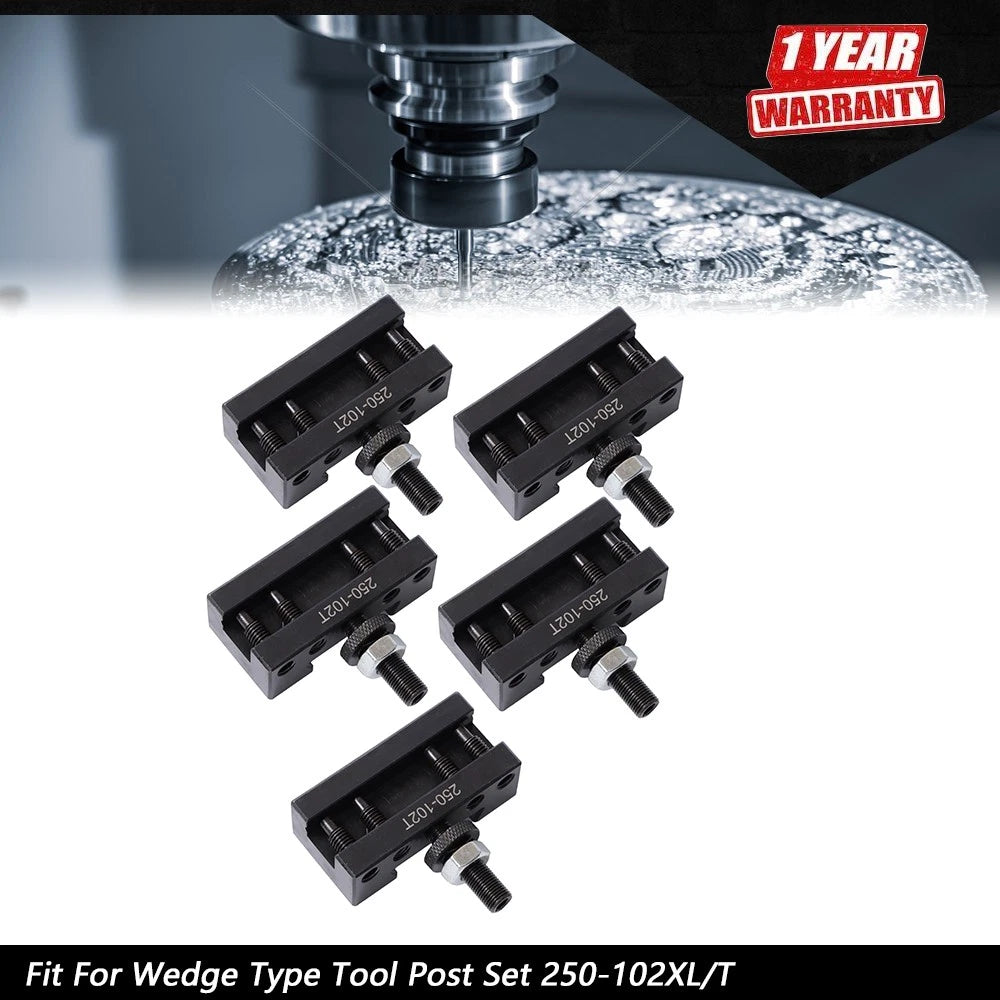 Set of 5 Quick Change Tool Post Holders for AXA 250-102XL