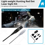Laser Bore Sight for 22 to 50 Caliber Rifles & Handguns