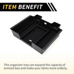 Center Console Organizer Tray for Chevy Silverado, GMC Sierra 2500 