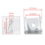5 Pack D Ring Release Fairing Fasteners for Motorcycle (14mmT9)