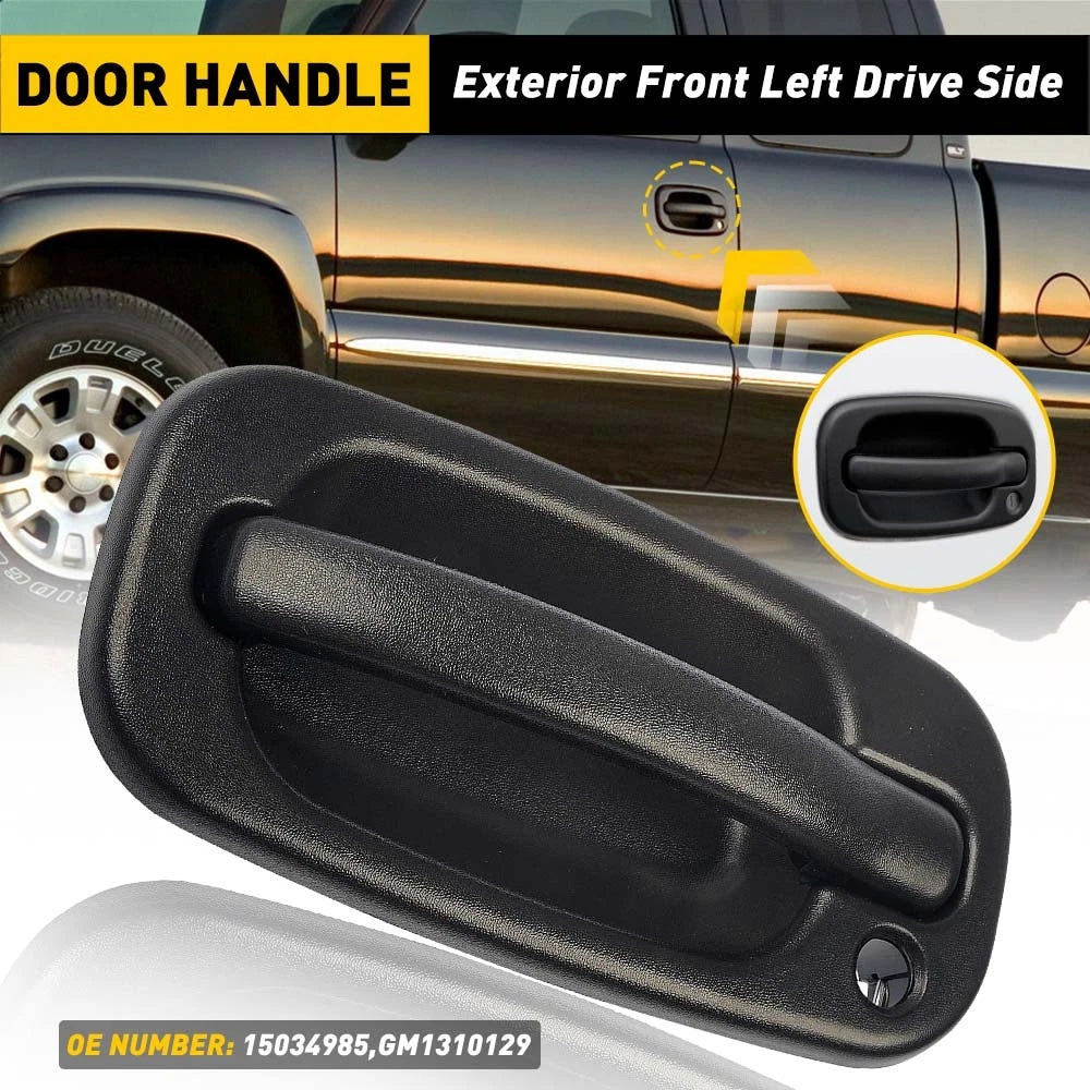 Front Left Door Handle with Key Hole for Silverado (1999–2006)