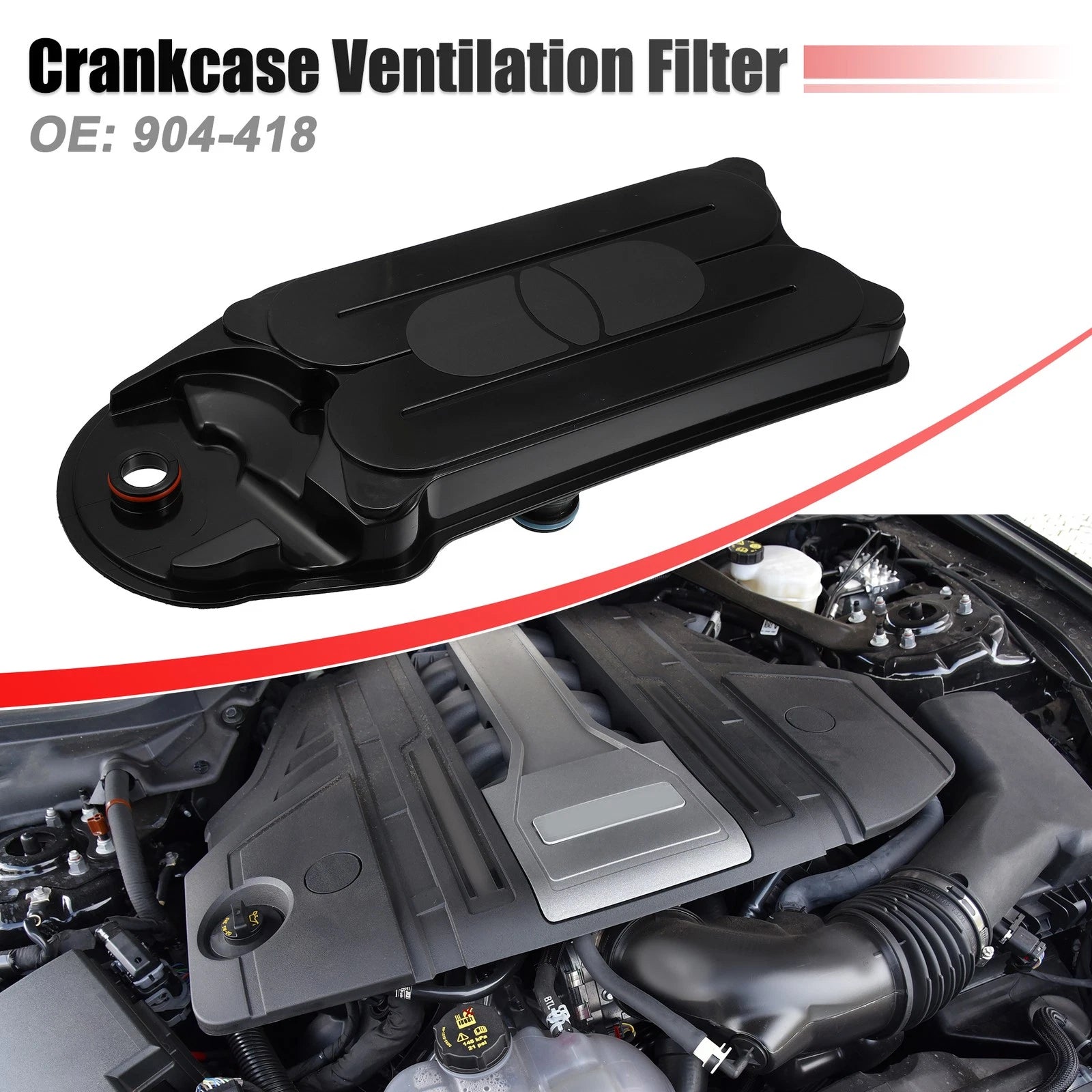 Crankcase Ventilation Breather Filter for Ford F650 F750 (2000–2023)