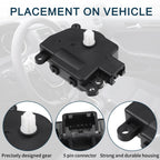HVAC Heater Blend Door Control Actuator No.68232703AA for Dodge Durango (2014–2021)