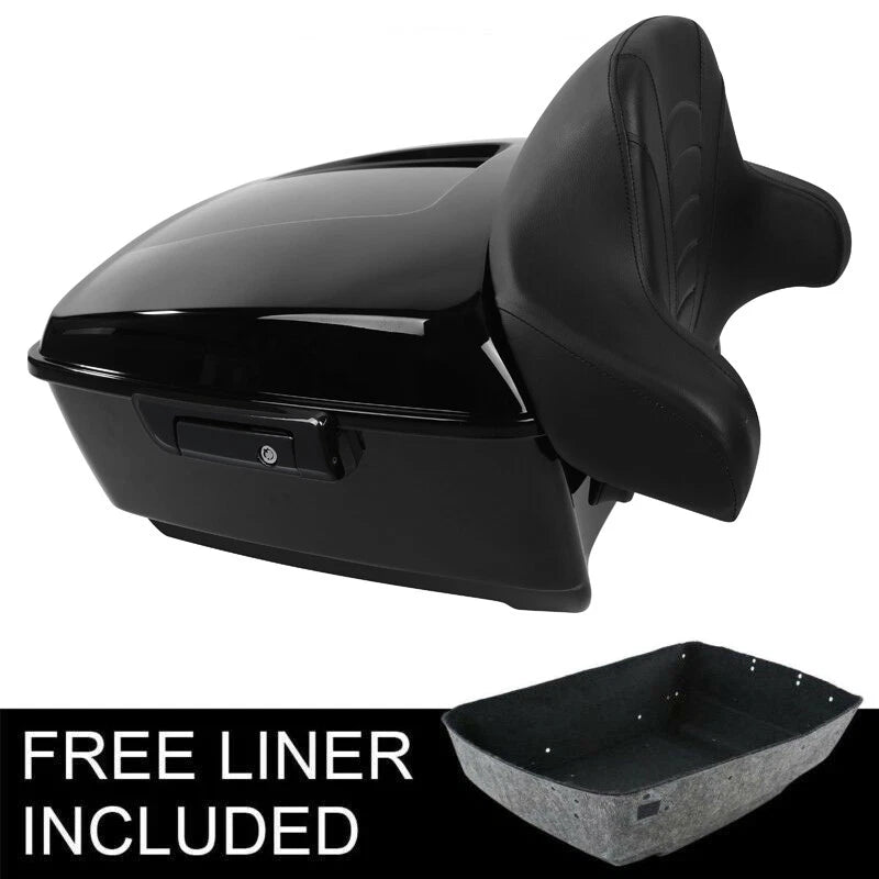 Trunk Latch Backrest Pad for Harley Touring Street Glide (2014–2026)