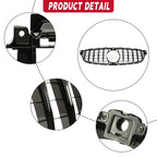 GT R Black Grille with Camera Hole for Mercedes-Benz W205 C63 C63S AMG (2015–2018)