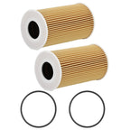 Set of 2 Oil Filters for Porsche 911 Carrera S Cabriolet (2004–2012)