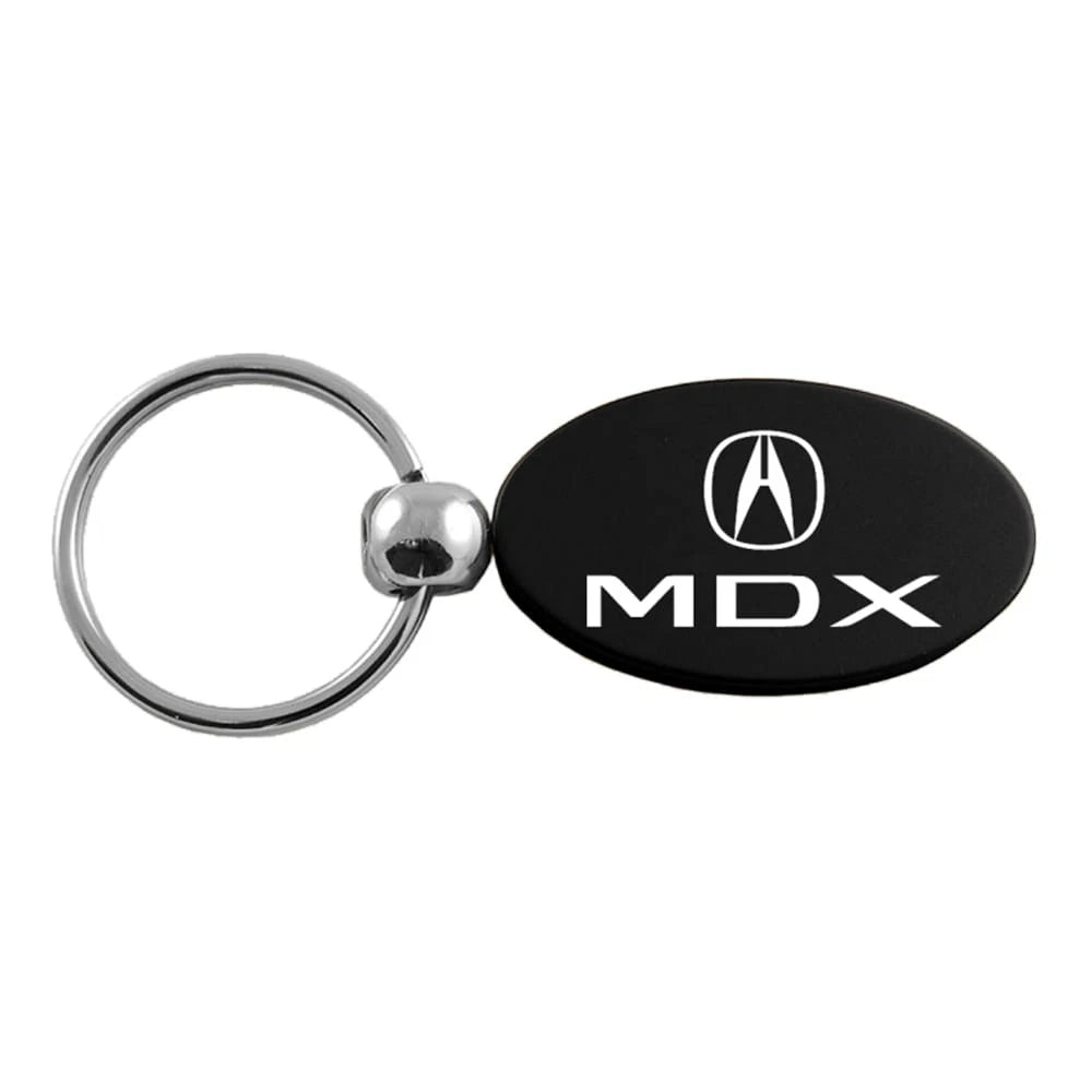 Black Oval Keychain KC1340.MDX.BLK - Officially Licensed for Acura MDX