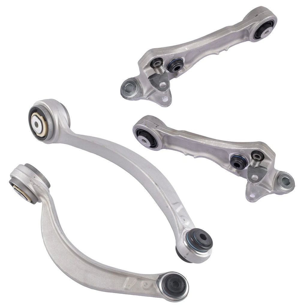 Set of 4 Control Arms Front Lower for Jaguar XJ8 XJR (2004–2009) S-Type (2003–2008)